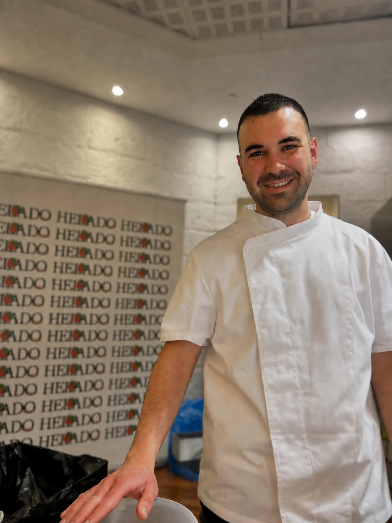 Pablo Ortiz, tercera generación de la familia Eloy y maestro heladero